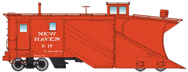 New Haven Russell Snowplow
(black, red, Block Lettering, Early Headlight)