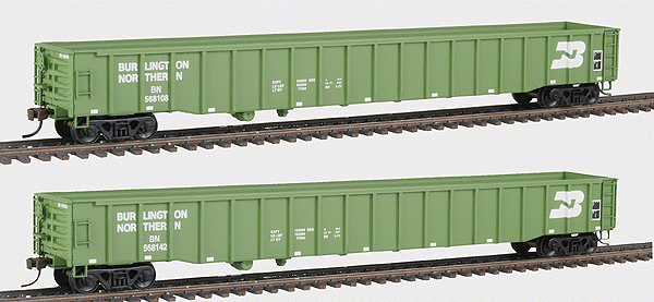 65' Mill Gondola BN 2-Pack