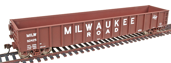 Milwaukee Road 53' Thrall Gondola