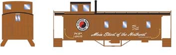 NP Wood Caboose