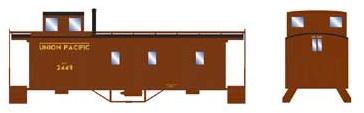 UP Wood Side Caboose