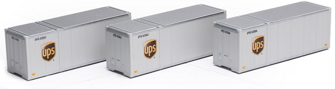  28' Containers, UPS w/Logo #3 (3-pack)

 