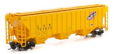  PS 4740 Covered Hopper, C&NW/Yellow

 