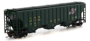  PS 4740 Covered Hopper, C&NW/Green

 
