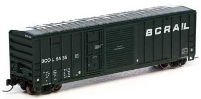  50' FMC Combo Door Box, BC RAIL
 