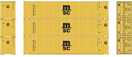  45' Container, MSC (3-Pack)
 