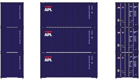  20' Bevel Container, APL (3-PAck)
 