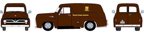 Ford F100 Panel Van UPS
 