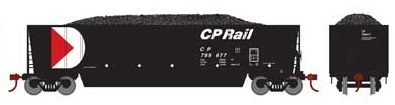 Bathtub Gondola w/Load, CPR/Black