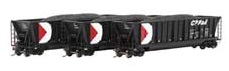 Bathtub Gondola w/Load, CPR/Black 3-