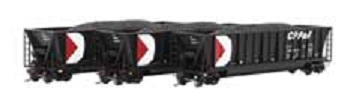 Bathtub Gondola w/Load, CPR/Black 3-