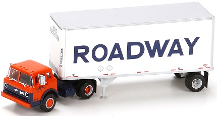 Ford C w/28' Smooth Trailer, Roadway

 