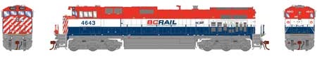 BC Rail Dash 9 9 DCC and Sound