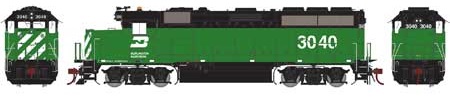 Burlington Northern GP40-2 Tsunami