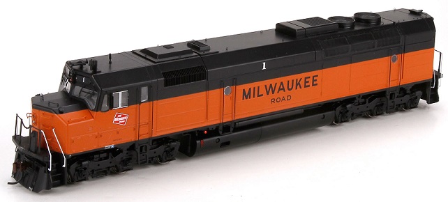 Milwaukee Road FP45 with DCC and