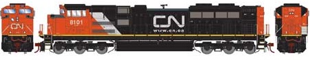  Canadian National SD70ACe with
 