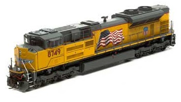 Union Pacific SD70ACe with Tsunami