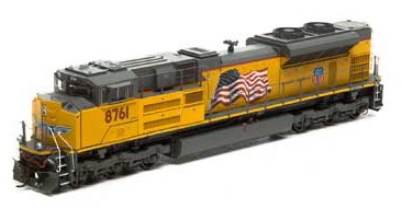 Union Pacific SD70ACe with Tsunami