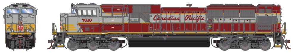 Canadian Pacific Monochrome
Heritage Scheme Script Lettering with Tsunami DCC and Sound