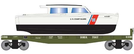  40' Flat w/Coast Guard Boat
 