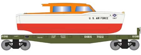  40' Flat w/Coast Guard Boat40' Flat w/Air
 