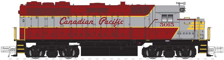 EMD GP35 - LokSound and DCC -
Master(R) Gold -- Canadian Pacific (maroon, gray; Script Lettering)