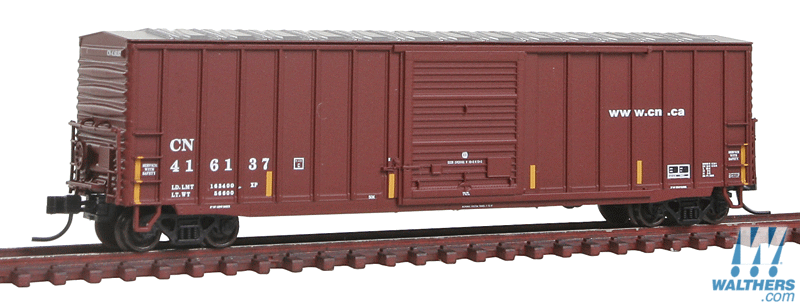  Canadian National (Boxcar Red, yellow

 