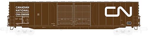  ACF 60' Double-Door Auto Parts Boxcar
 -  Canadian National #598809 (Boxcar Red, white, Noodle Logo)

 