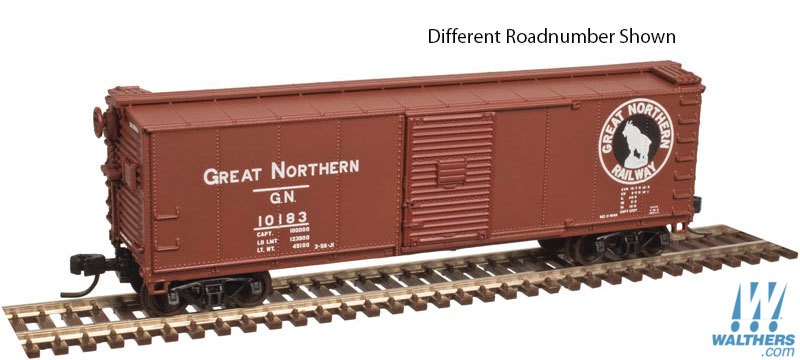  Great Northern (Boxcar Red, black,

 
