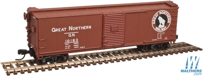  Great Northern (Boxcar Red, black,

 