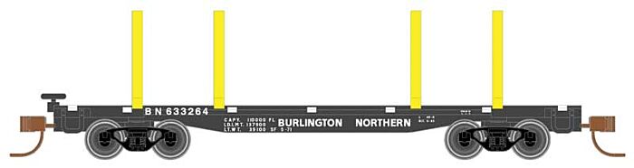 45' Logging Flatcar - Burlington