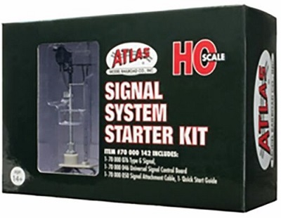  HO Scale Signal Starter Set - 1 Each: Single-Head Type G Signal, Control Board and Signal Attachment Cable 