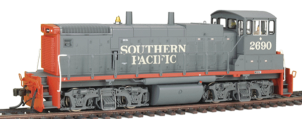  EMD MP15DC - Standard DC - Master(R) Series
Silver -- Southern Pacific (gray, scarlet)
 