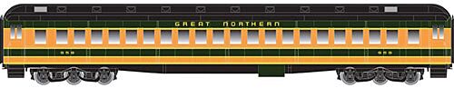 Heavyweight Single-Window Coach -
Great Northern (Omaha Orange, Pullman Green)