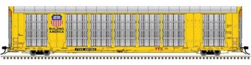  Gunderson Multi-Max Enclosed Auto Rack
 - Union Pacific (silver, yellow, black; Building America, TT Logos)
 