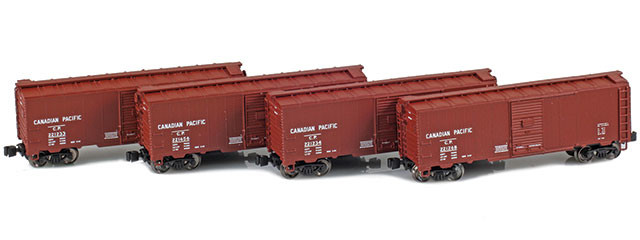 Canadian Pacific 1937 AAR Boxcar, 4-Car Set