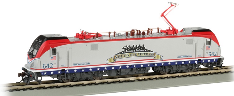  HO ACS-64 Electric Locomotive (DCC
 Sound on Board) Amtrak 'Salutes Our Veterans'

 