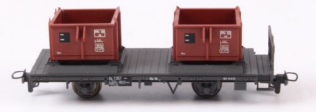 H0e Rhb Rhaetian Railway Gravel Transport Car