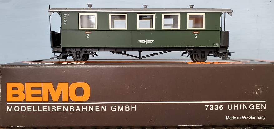H0e 2nd Class Coach SWEG M-D1 KBi Unit 22.2.83