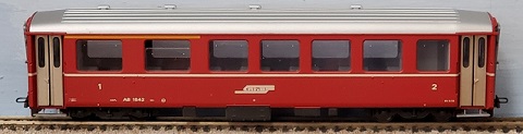  H0e Personenwagen 2 Klasse - Rh B AB 1542 