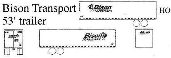  Bison Transport 53' Trailer
 