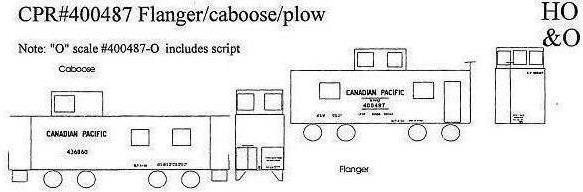  Flanger, Caboose or Plow. Block and Script
 