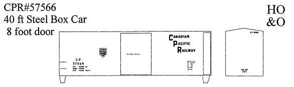  CPR 40' Steel Newsprint Box, 8' Door - 3 step
 