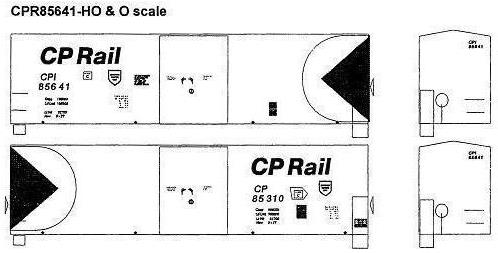 CP Rail 50' Box Car Newsprint Service

 