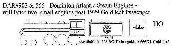  Dominion Atlantic Steam Engines Dulux Gold -
 