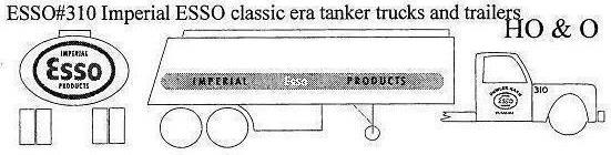 Esso Tanker Truck and Trailer
 