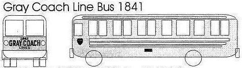  Gray Coach Bus

 