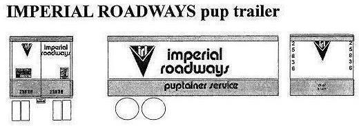  Imperial Roadways Pup Trailer

 
