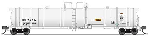  Cryogenic Tank Car, UTLX, White, 2-pack

 