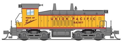  EMD SW7 - Sound and DCC - Paragon4(TM) --
 Union Pacific (Armour Yellow, gray, red; Gray Trucks)

 
